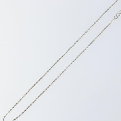 Christian Dior D logo Pendant Necklace Metal, SILVER, METAL, Necklace