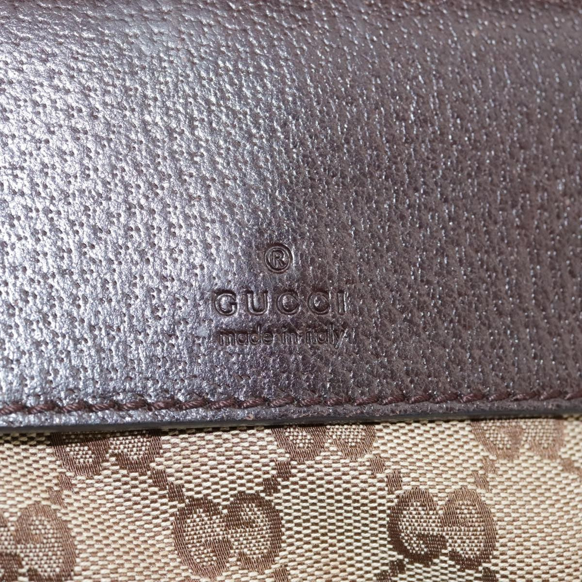 Gucci Double Pocket Web Messenger GG Canvas, Brown, Canvas, Shoulder Bag