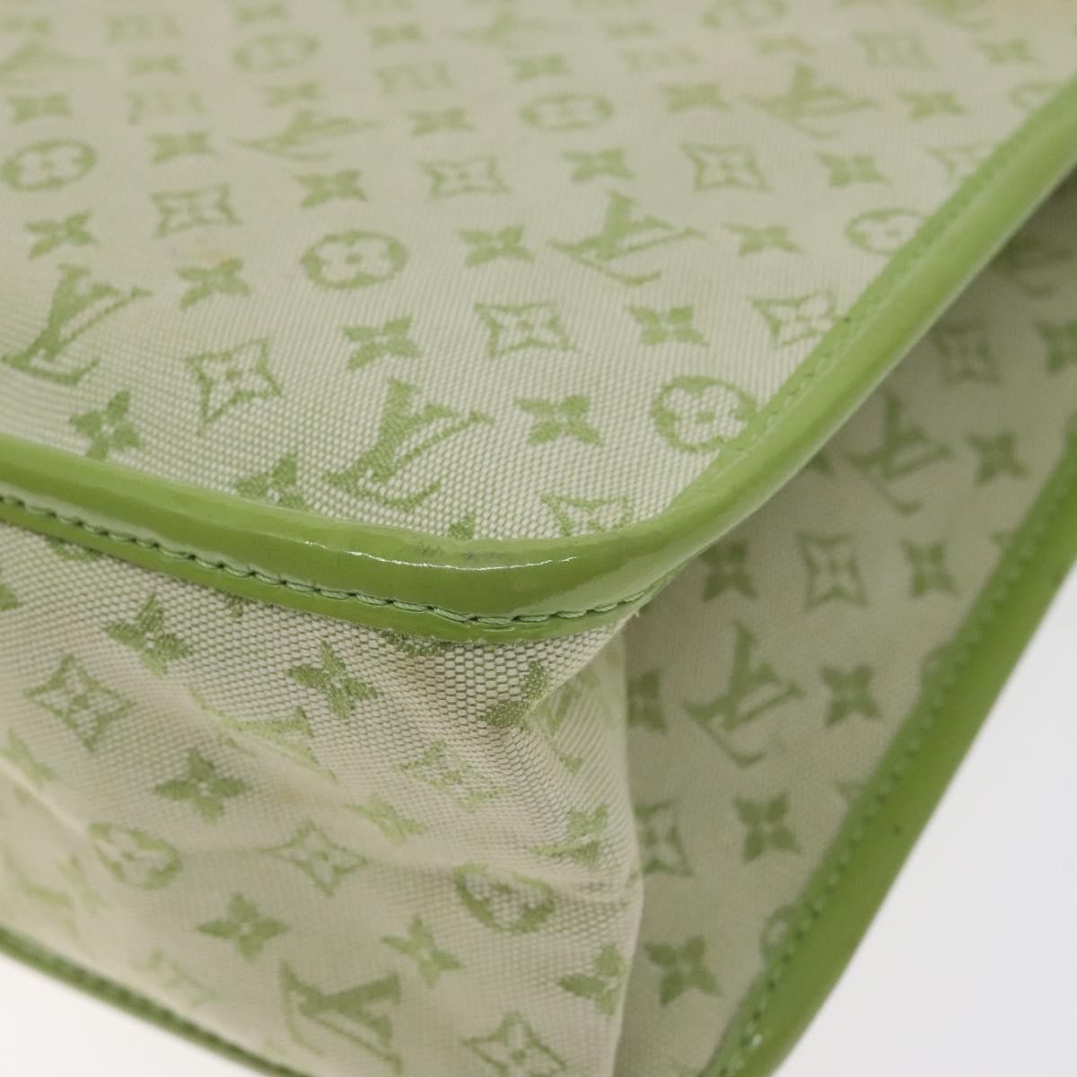Louis Vuitton Kathleen Tote Mini Lin, GREEN, CANVAS, Handbag