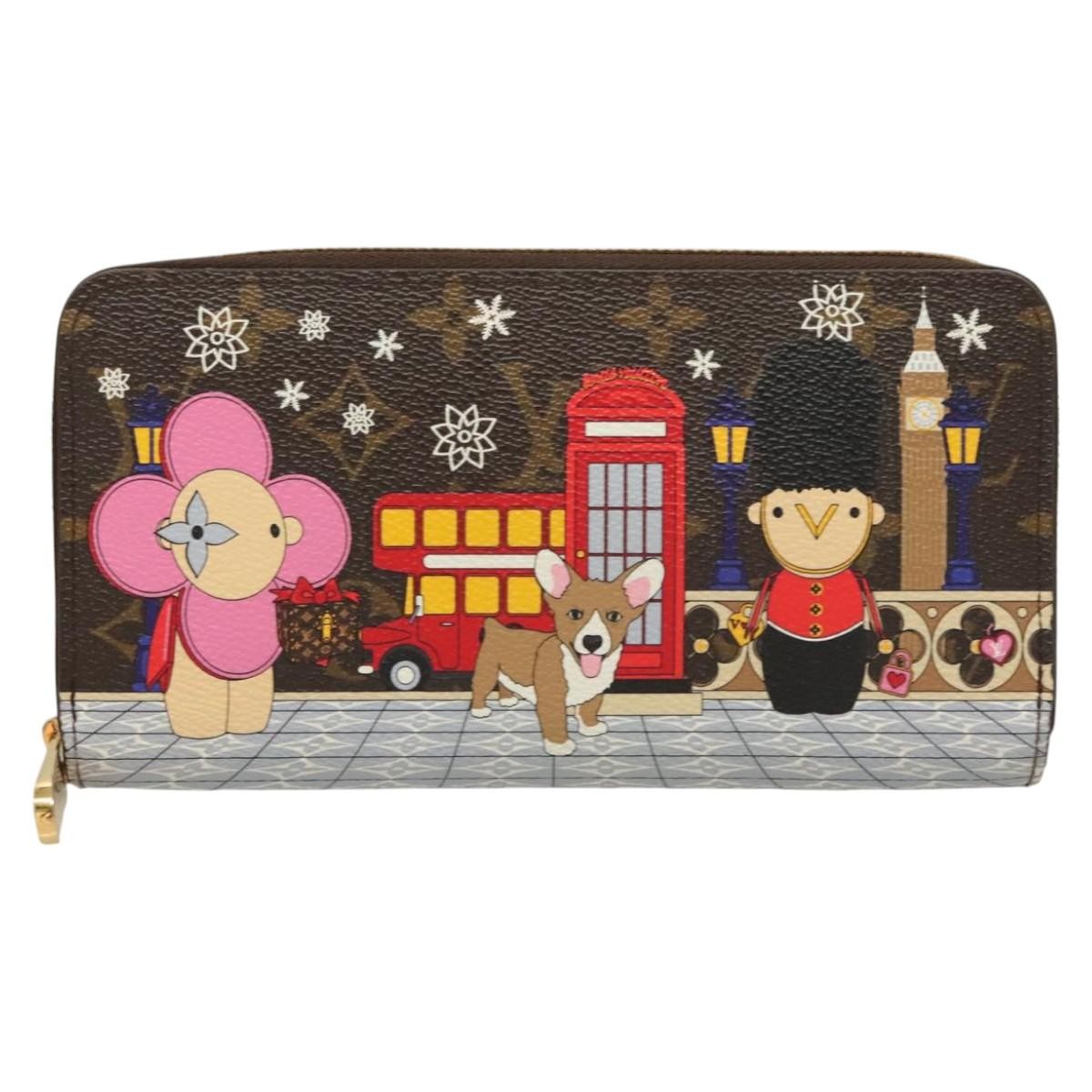 Louis Vuitton Porte-Monnaie Zippy Wallet Monogram Vivienne, BROWN, CANVAS, Wallets