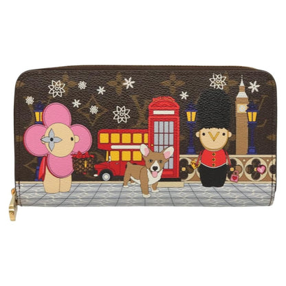 Louis Vuitton Porte-Monnaie Zippy Wallet Monogram Vivienne, BROWN, CANVAS, Wallets