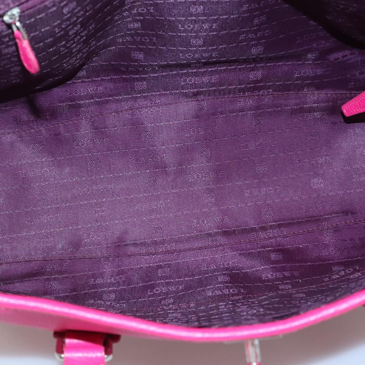 Loewe Alamo Handbag Leather, PINK, LEATHER, Handbag