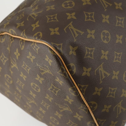 Louis Vuitton Keepall Bag Monogram Canvas, BROWN, CANVAS, Travel bag