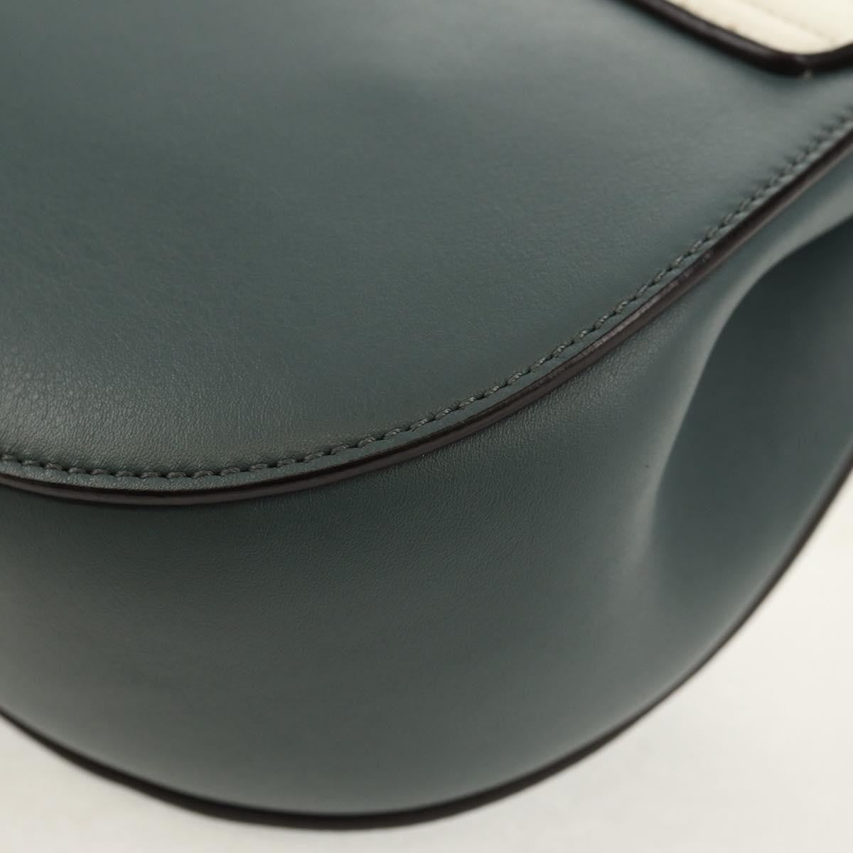Chloe Drew Shoulder Bag Leather, BLUE, LEATHER, Shoulder bag