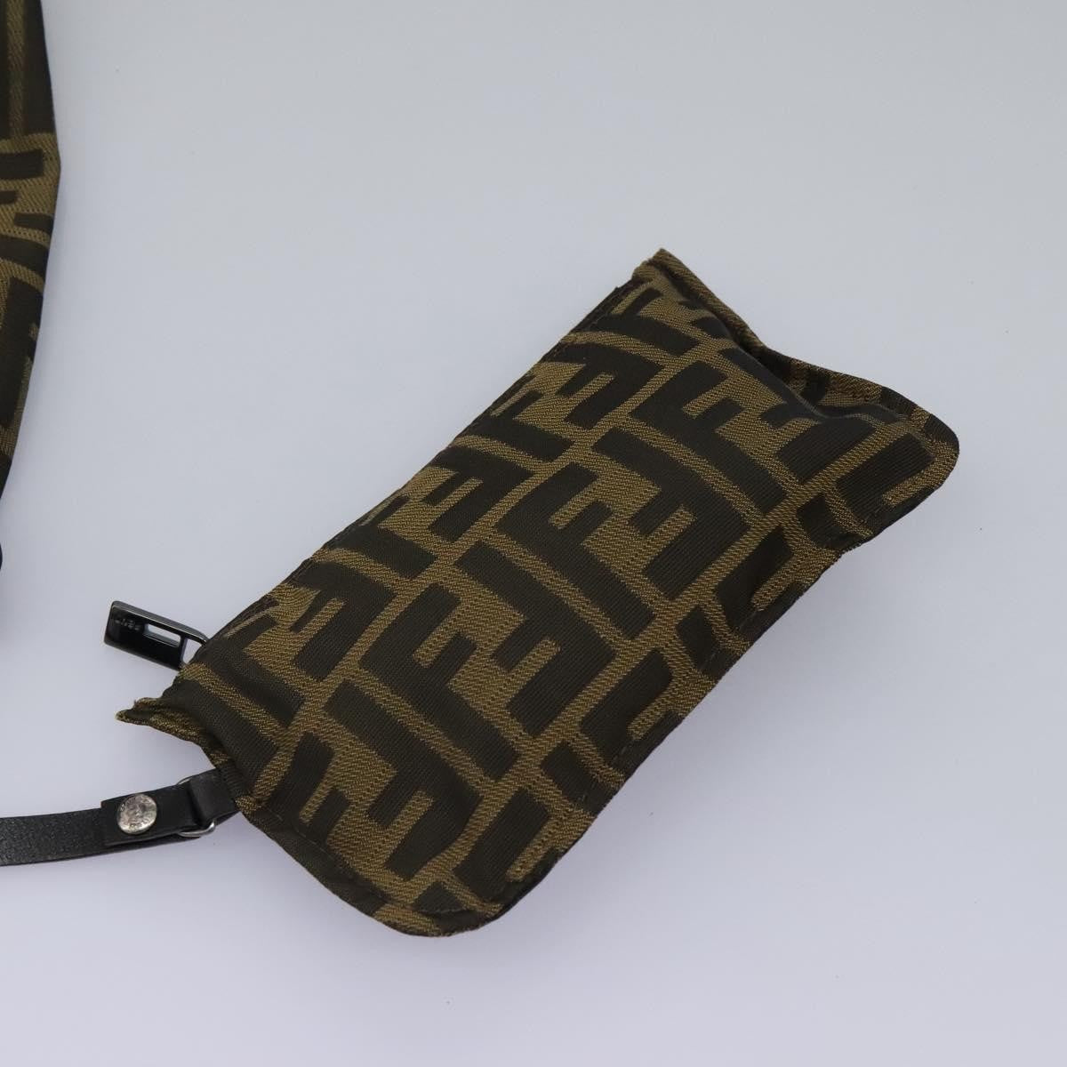 Fendi Open Shopping Tote Zucca Canvas, KHAKI, CANVAS, Tote bag