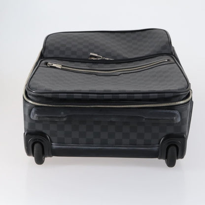 Louis Vuitton Pegase Luggage Damier Graphite, BLACK, CANVAS, Travel bag