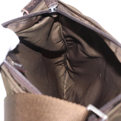 Prada Front Pocket Messenger Bag Tessuto, KHAKI, NYLON, Shoulder bag