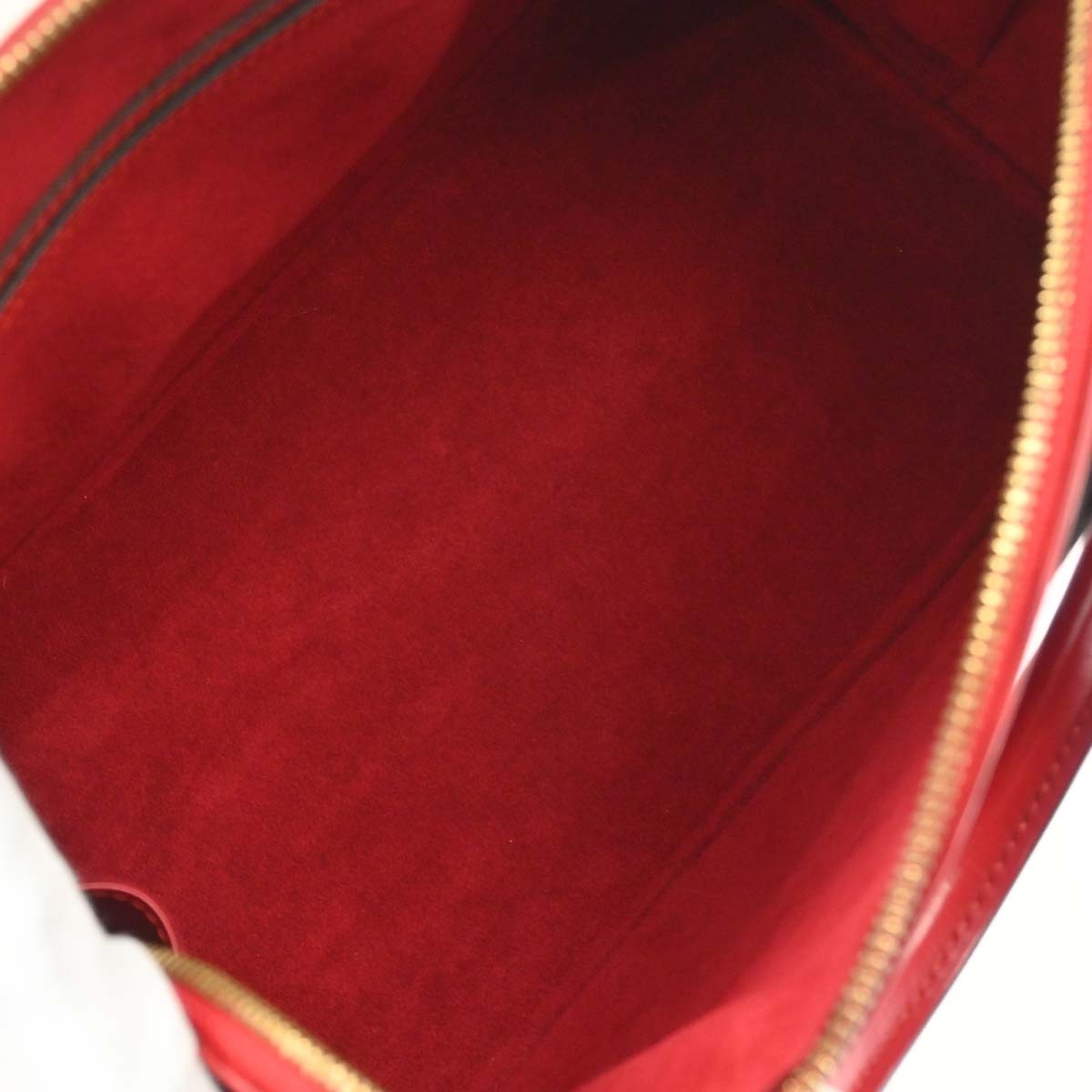 Louis Vuitton Alma Handbag Epi Leather, Red, Leather, Handbag