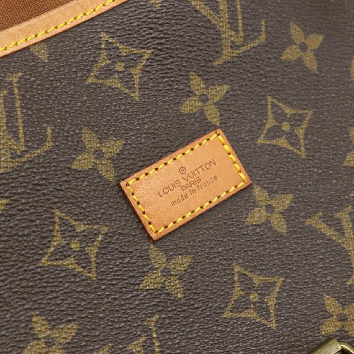 Louis Vuitton Saumur Handbag Monogram Canvas, Brown, Canvas, Shoulder Bag