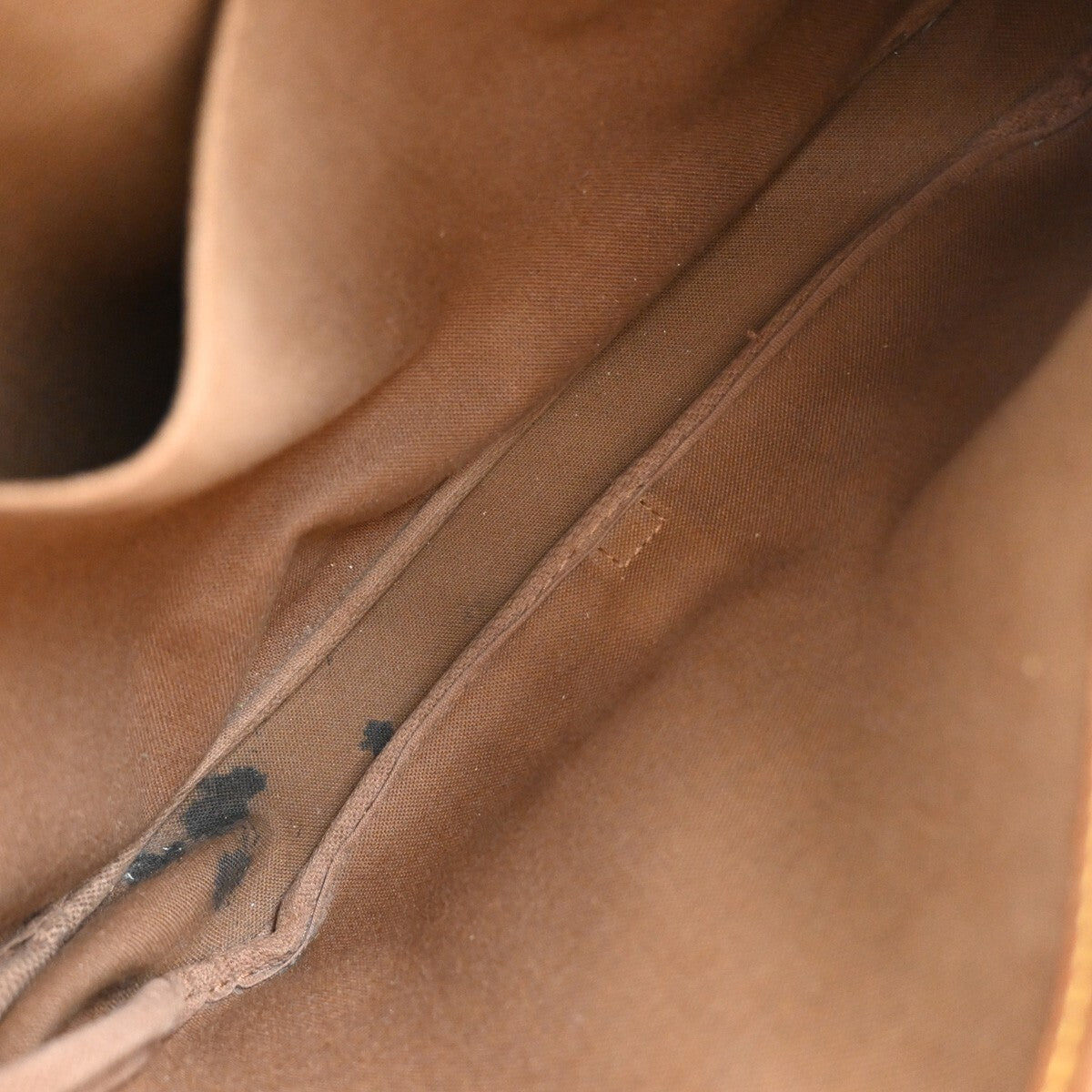 Louis Vuitton Saumur Handbag Monogram Canvas, BROWN, CANVAS, Shoulder bag