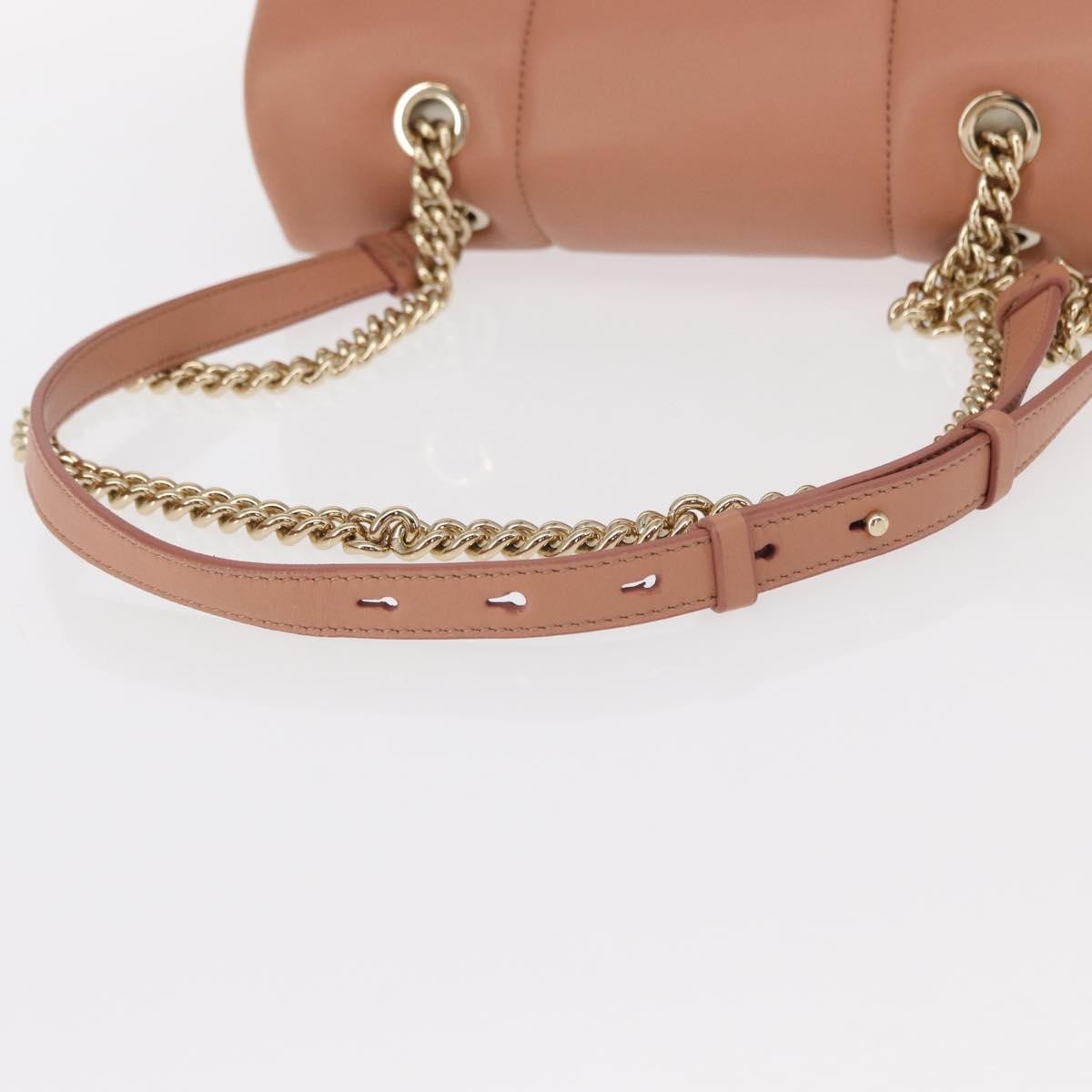 Salvatore Ferragamo Vara Soft Flap Bag Quilted Leather, PINK, LEATHER, Shoulder bag