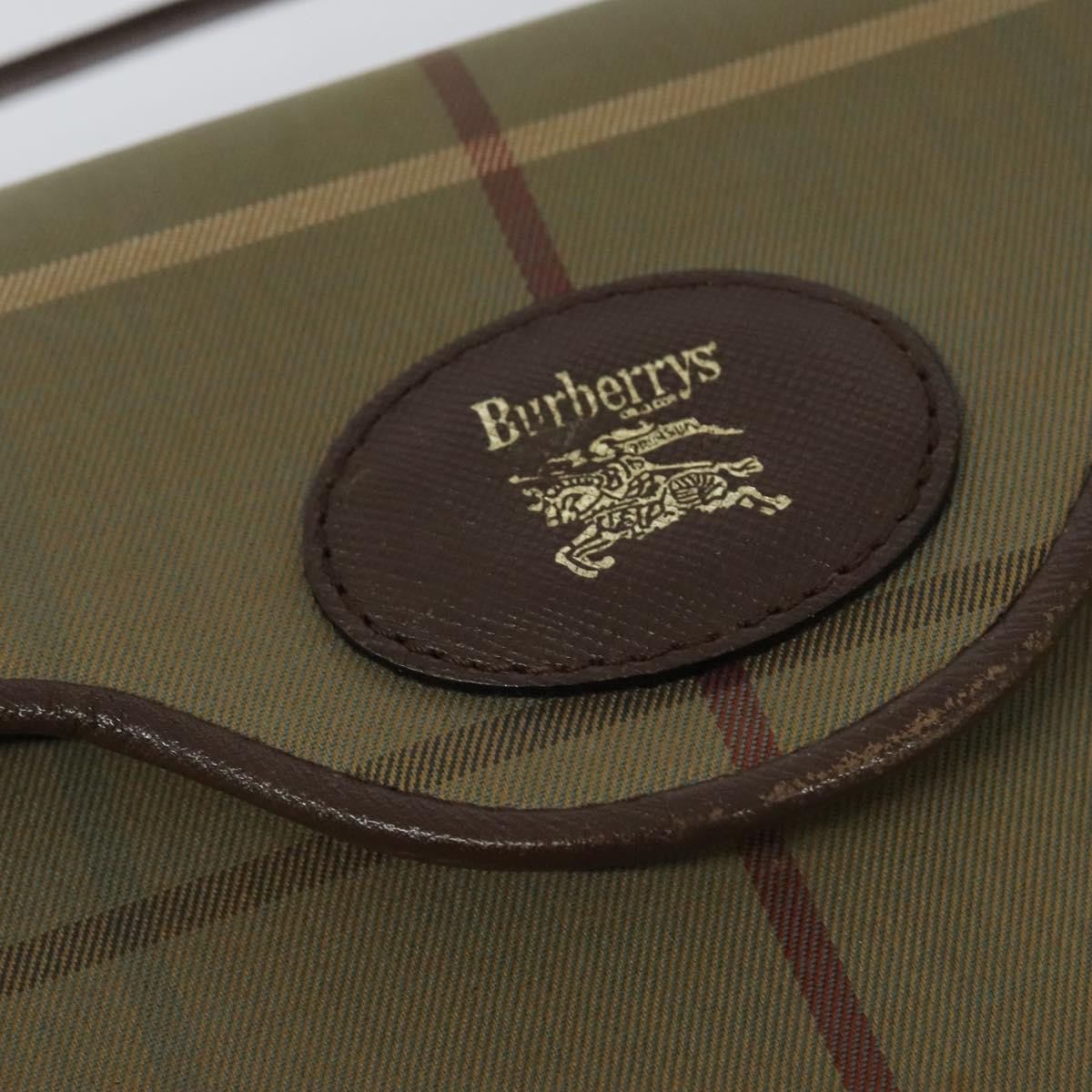 Burberry Nova check Shoulder bag Canvas, BEIGE, CANVAS, Shoulder bag
