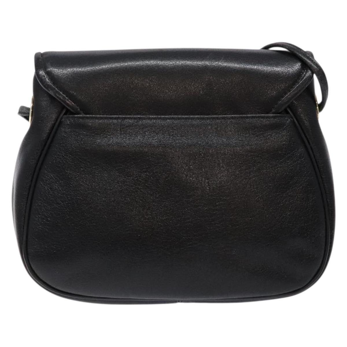 Givenchy Vintage 4G shoulder bag Leather, BLACK, LEATHER, Shoulder bag