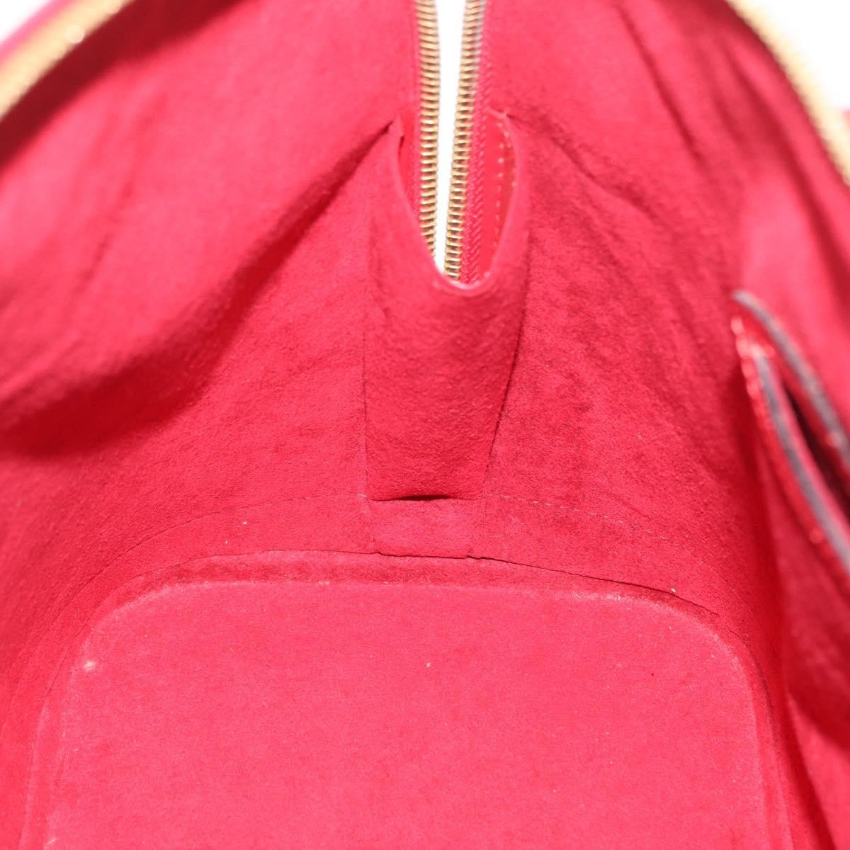 Louis Vuitton Alma Handbag Epi Leather, Red, Leather, Handbag