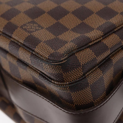 Louis Vuitton Naviglio Handbag Damier, BROWN, CANVAS, Shoulder bag
