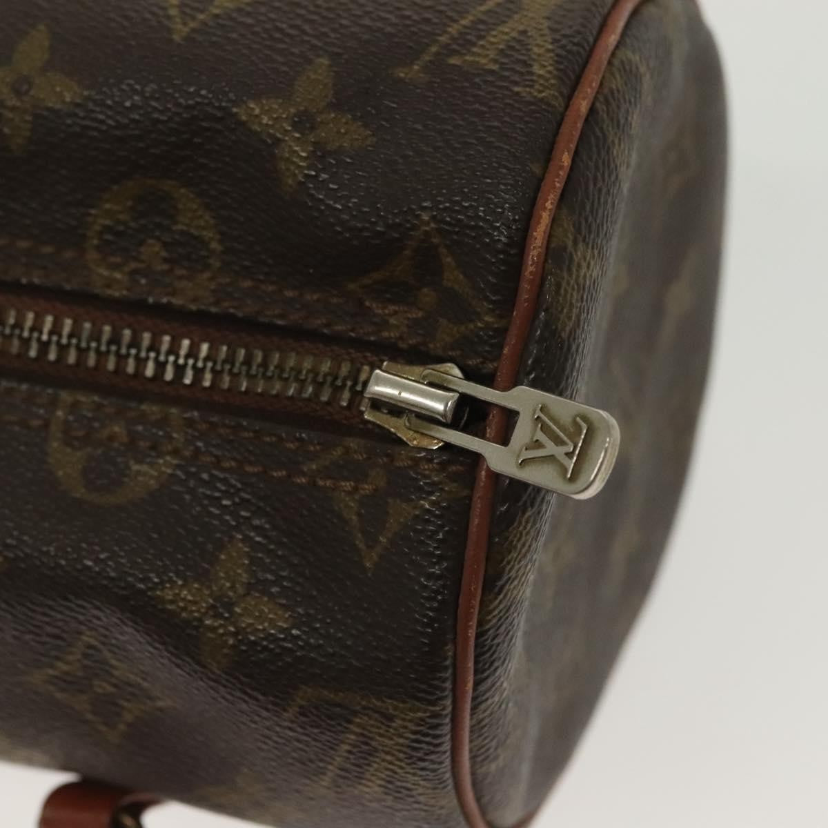 Louis Vuitton Papillon Handbag Monogram Canvas, BROWN, CANVAS, Handbag