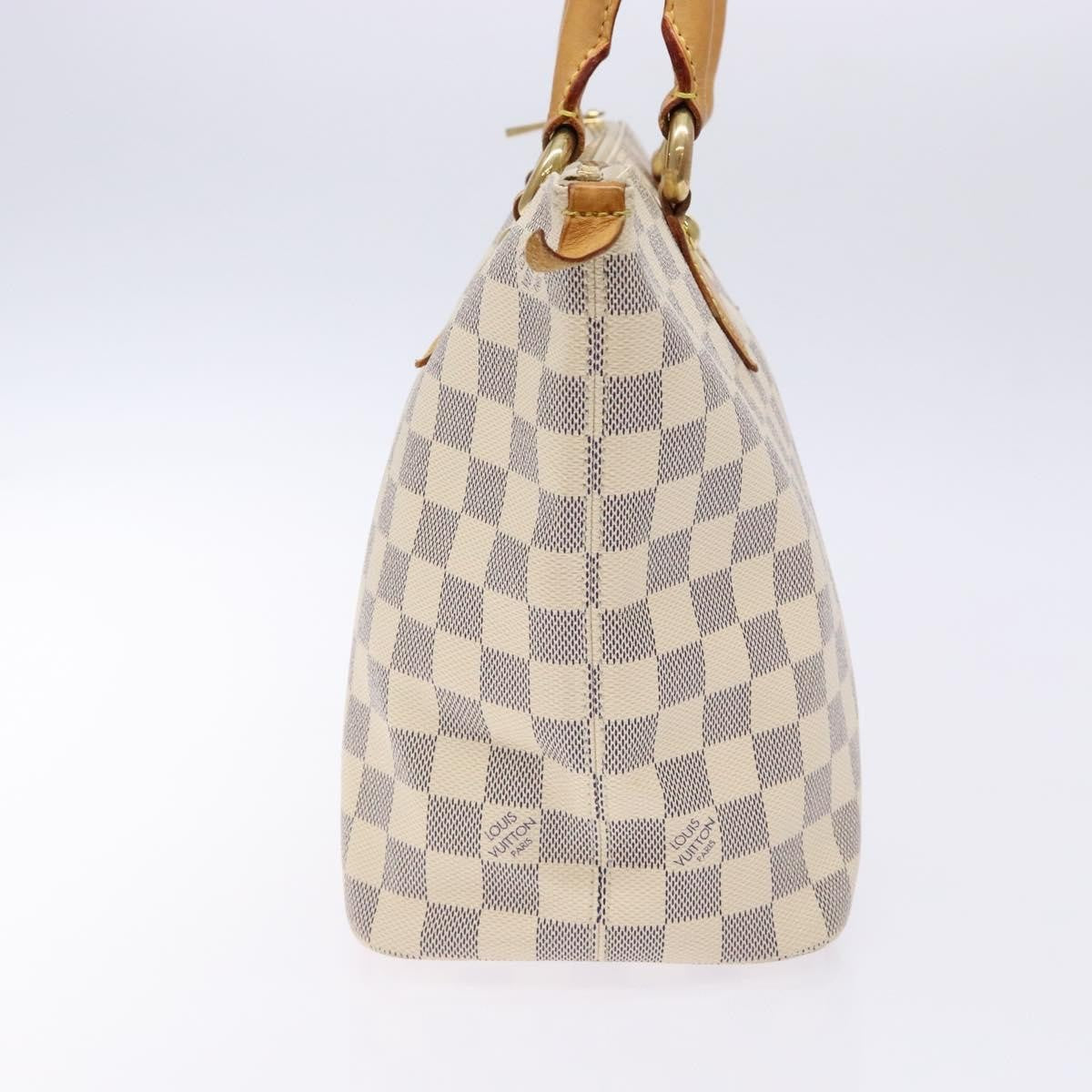 Louis Vuitton Saleya Handbag Damier, WHITE, CANVAS, Tote bag