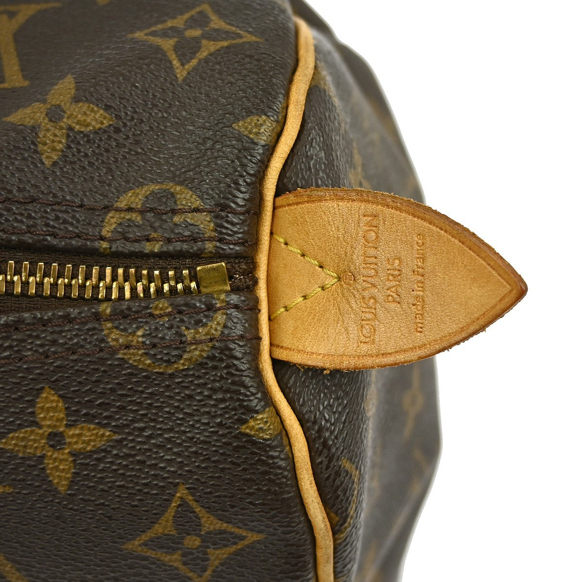 Louis Vuitton Speedy Handbag Monogram Canvas, BROWN, CANVAS, Handbag