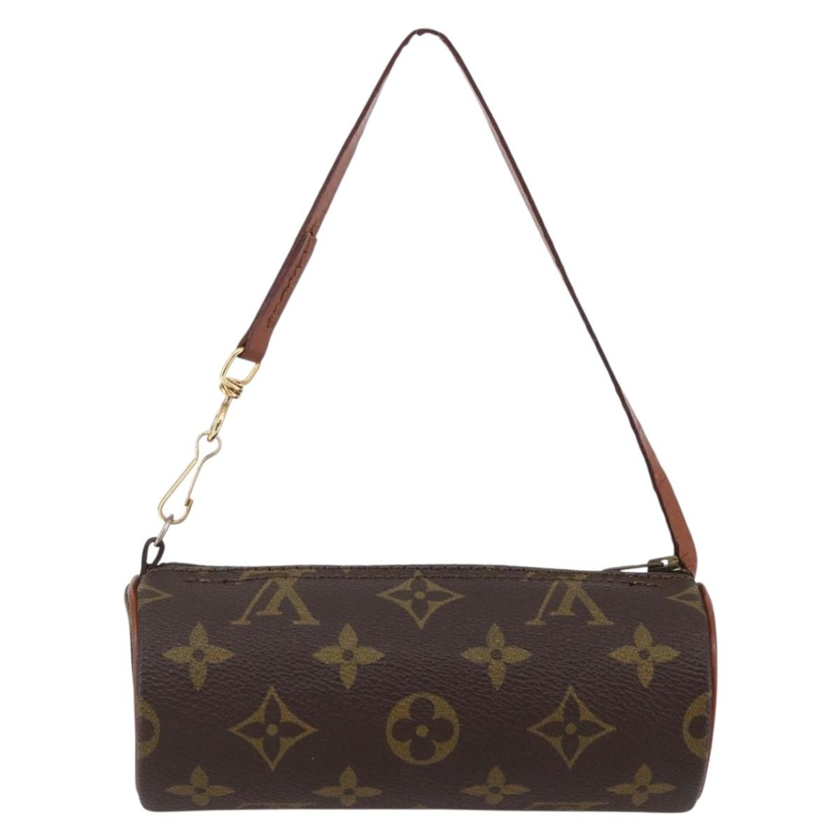 Louis Vuitton Papillon Pochette Monogram Canvas, BROWN, CANVAS, Handbag