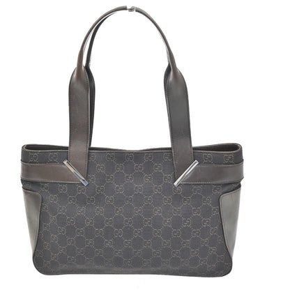 Gucci Vintage Shoulder Bag GG Coated Canvas, Brown, Canvas, Shoulder Bag