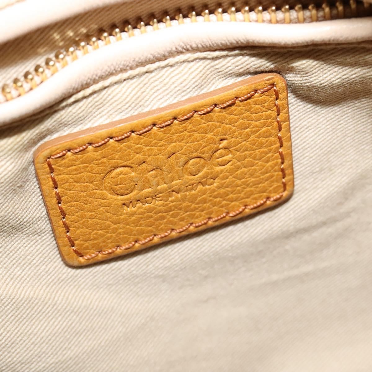 Chloe Paraty Top Handle Bag Leather, GOLD, LEATHER, Handbag