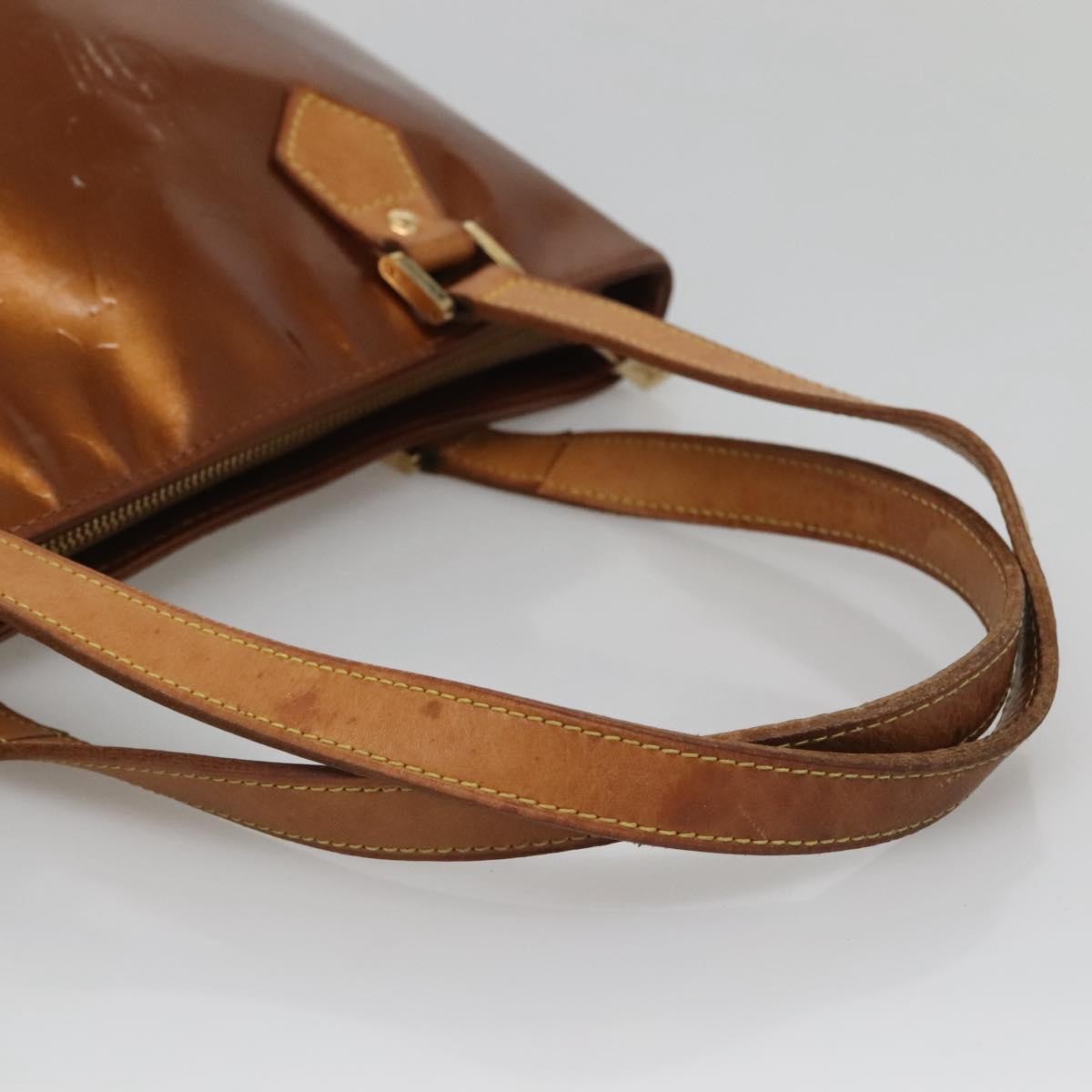 Louis Vuitton Houston Handbag Monogram Vernis, BROWN, PATENT_LEATHER, Handbag