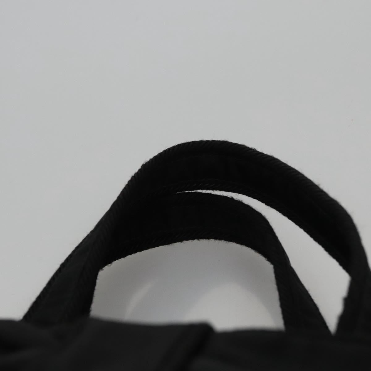 Prada Logo Bow Tote Tessuto, BLACK, NYLON, Tote bag