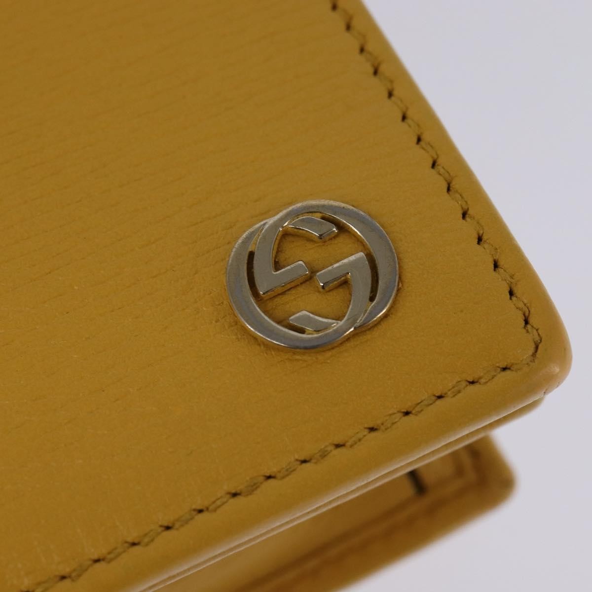 Gucci Betty Chain Wallet Leather, YELLOW, LEATHER, Clutche & pouche