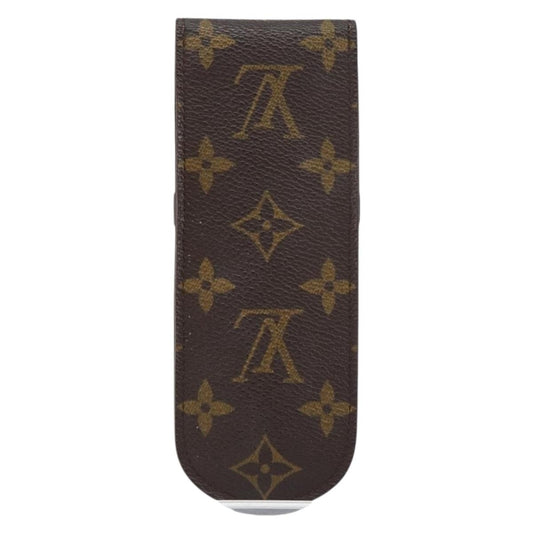 Louis Vuitton Etui à stylo Canvas, BROWN, CANVAS, Clutche & pouche