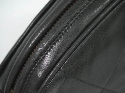 Chanel Vintage Diamond CC Tassel Clutch Quilted Lambskin, BLACK, LEATHER, Clutche & pouche