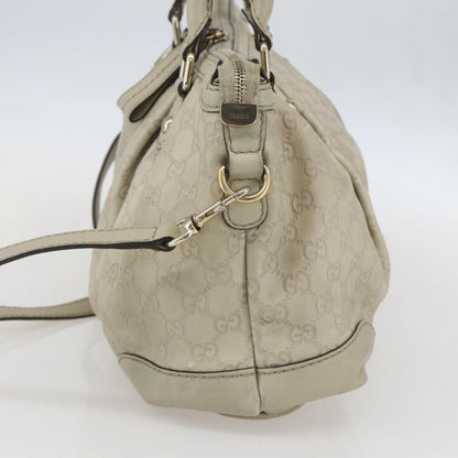 Gucci Sukey Top Handle Satchel Guccissima Leather, ECRU, LEATHER, Tote bag