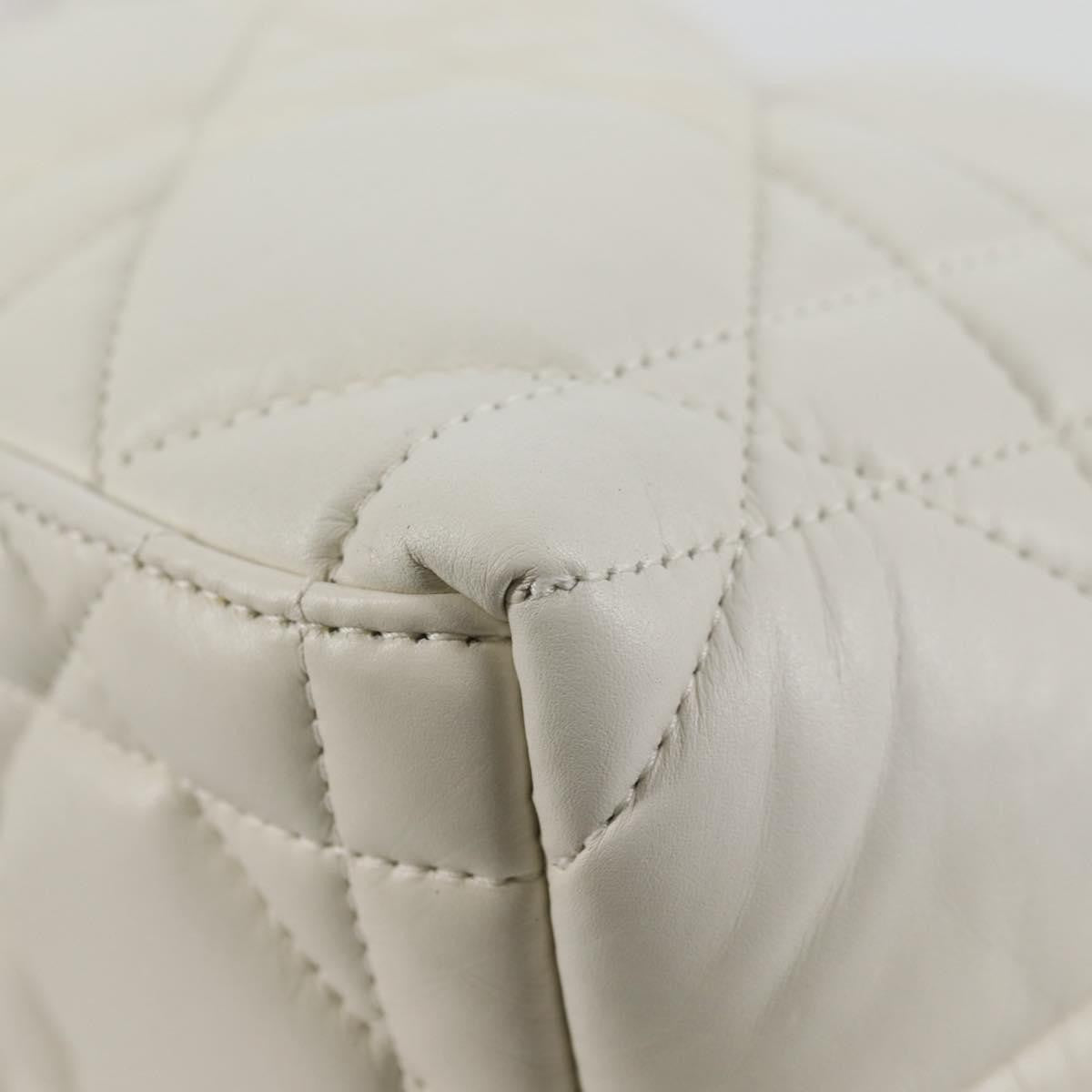 Christian Dior DiorTravel Nomad Pouch Macrocannage Quilt Calfskin, WHITE, LEATHER, Clutche & pouche