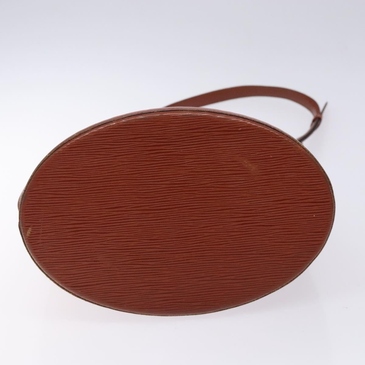 Louis Vuitton Cluny Shoulder Bag Epi Leather, BROWN, LEATHER, Shoulder bag