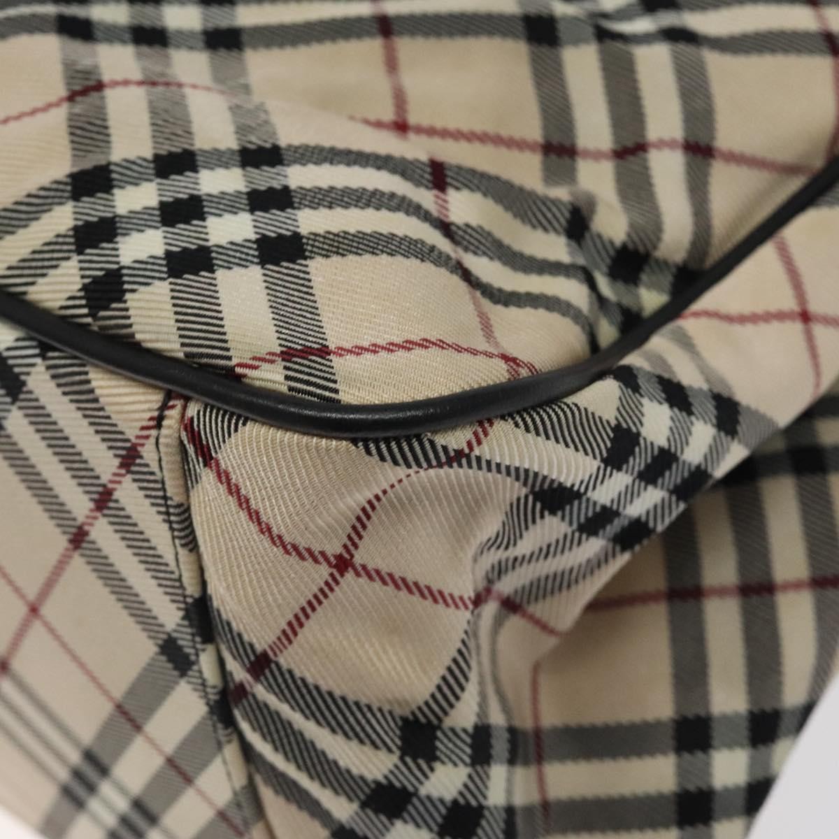 Burberry Nova Check Handbag Nylon, BEIGE, NYLON, Handbag
