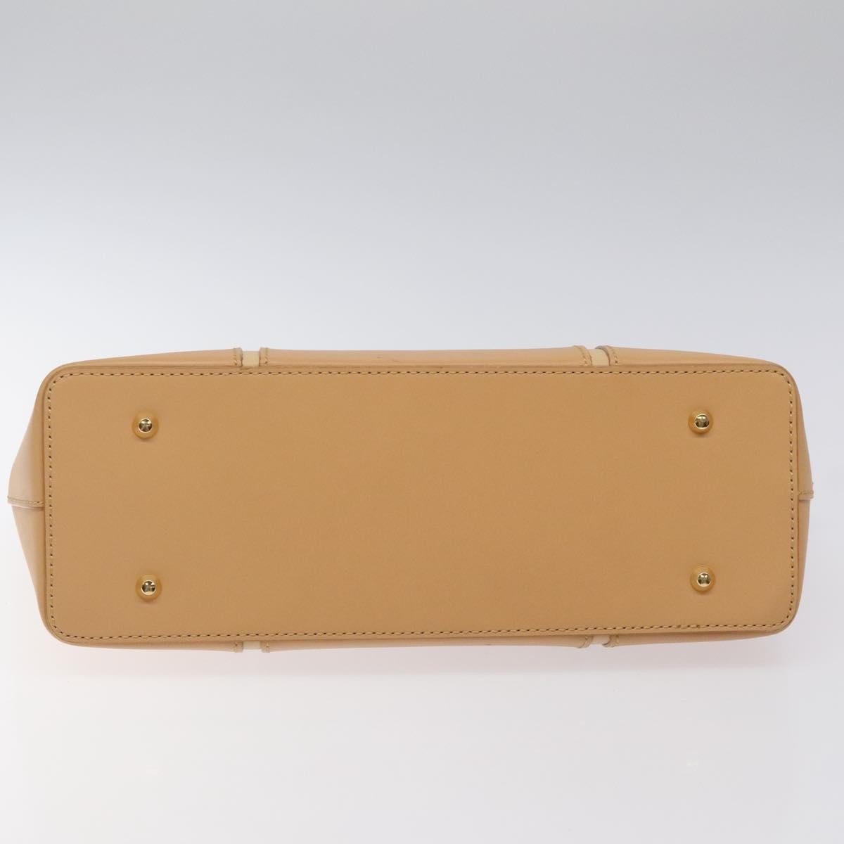 Burberry Vintage Handbag Leather, BEIGE, LEATHER, Handbag
