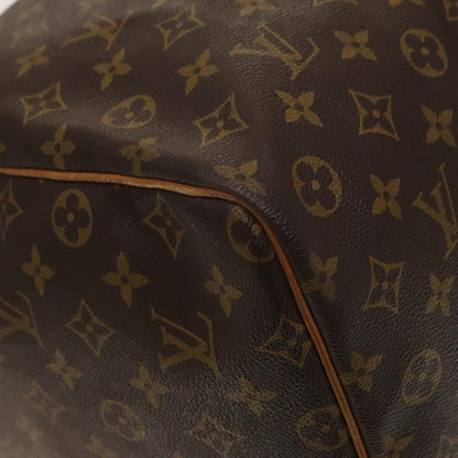 Louis Vuitton Keepall Bag Monogram Canvas, BROWN, CANVAS, Travel bag