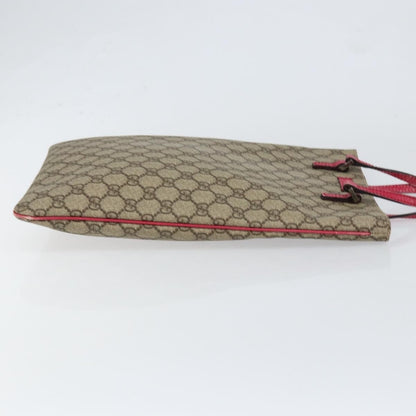 Gucci Joy Plus Flat Tote GG Coated Canvas, BEIGE, PVC, Tote bag