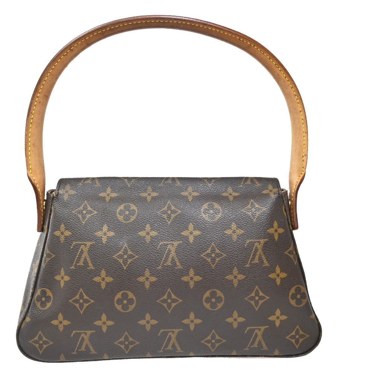 Louis Vuitton Looping Handbag Monogram Canvas, BROWN, CANVAS, Shoulder bag