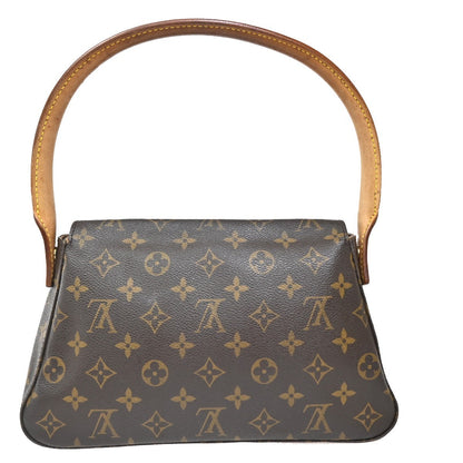 Louis Vuitton Looping Handbag Monogram Canvas, BROWN, CANVAS, Shoulder bag