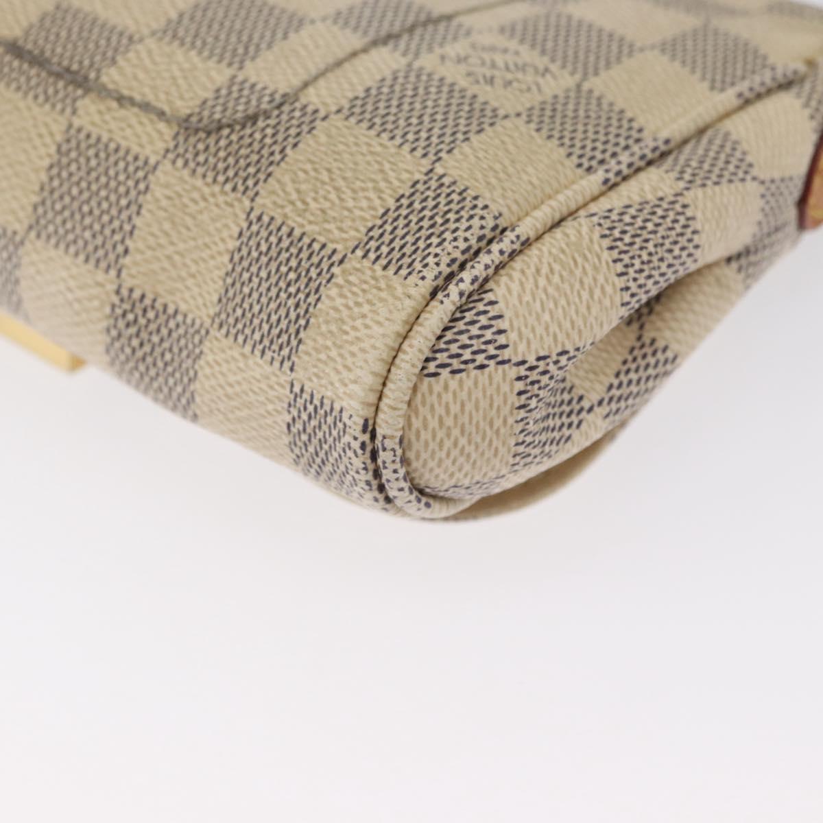 Louis Vuitton Favorite Handbag Damier, WHITE, CANVAS, Shoulder bag