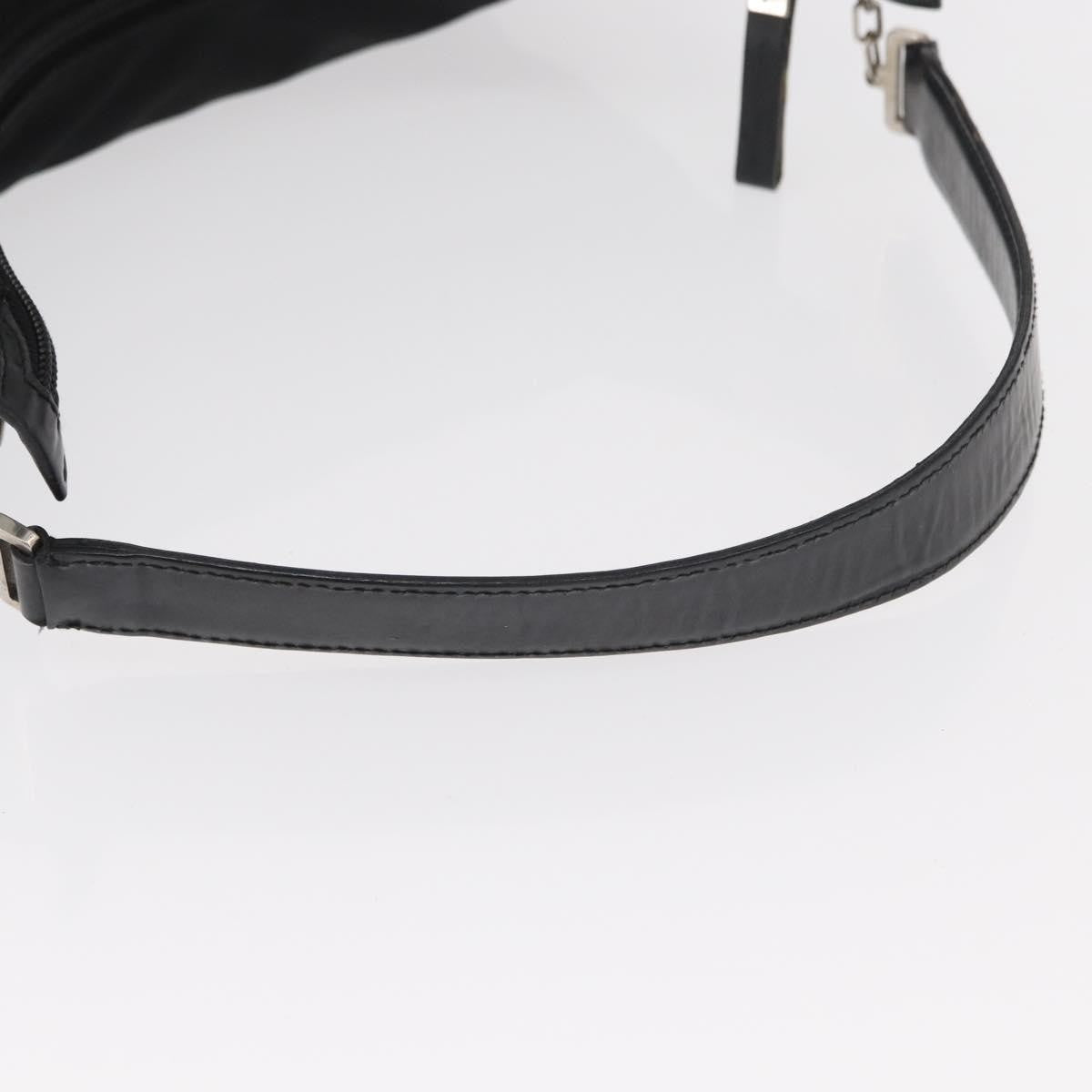 Salvatore Ferragamo Vala Shoulder Bag Nylon, Black, Nylon, Shoulder Bag