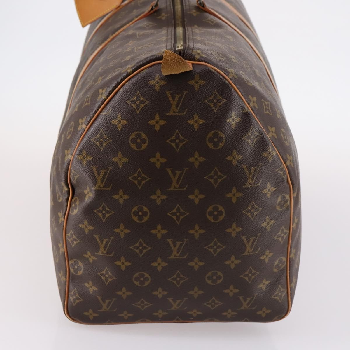 Louis Vuitton Keepall Bag Monogram Canvas, BROWN, CANVAS, Travel bag