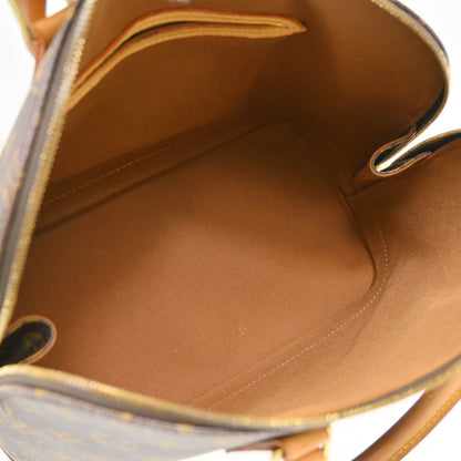 Louis Vuitton Alma Handbag Monogram Canvas, Brown, Canvas, Handbag