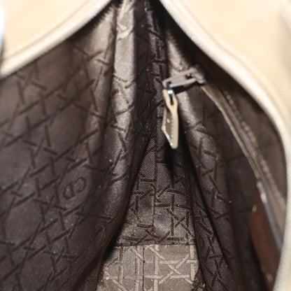 Christian Dior Vintage Tote Cannage Quilt Nylon, BEIGE, NYLON, Tote bag