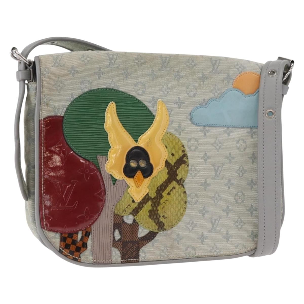 Louis Vuitton Conte de Fees Musette Shoulder Bag Monogram Patchwork, GRAY, CANVAS, Shoulder bag