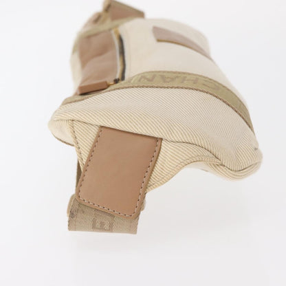 Chanel sports shoulder bag Coco mark, BEIGE, CANVAS, Shoulder bag