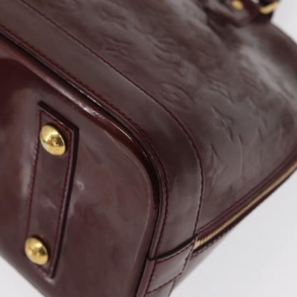 Louis Vuitton Alma Handbag Patent Leather, BURGUNDY, PATENT_LEATHER, Handbag