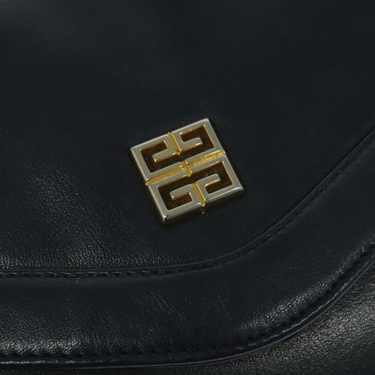Givenchy Vintage 4G shoulder bag Leather, NAVY, LEATHER, Shoulder bag