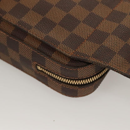 Louis Vuitton Geronimos Waist Bag Damier, BROWN, CANVAS, Shoulder bag