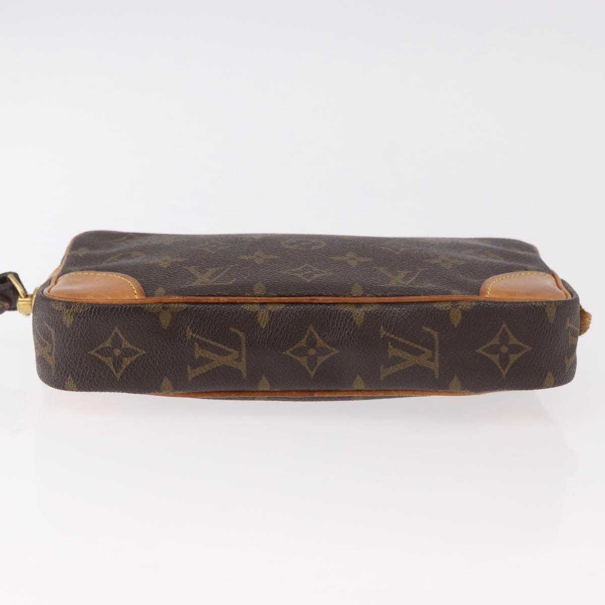 Louis Vuitton Marly Dragonne Clutch Monogram Canvas, Brown, Canvas, Clutch